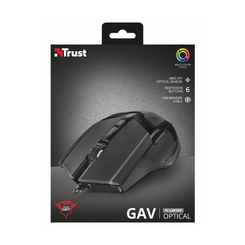 เมาส์ Trust GXT 101 Gaming Mouse