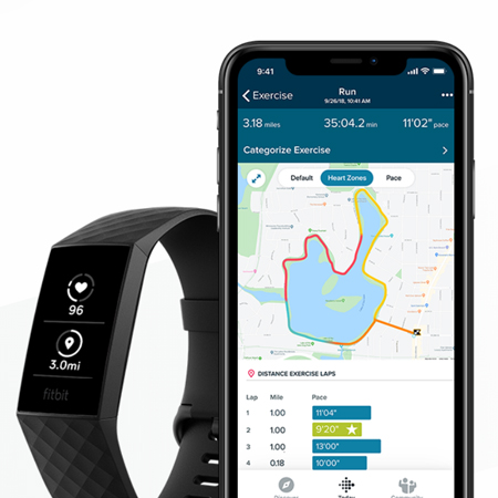 Fitbit Charge 4 Fitness Tracker ราคา