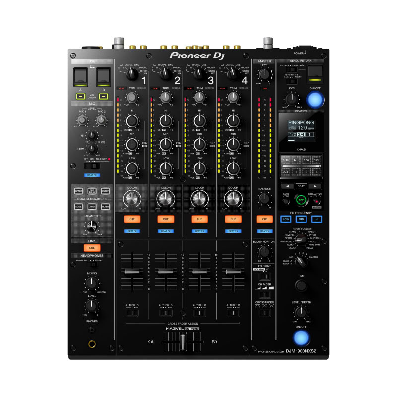 Pioneer DJ DJM-900NXS2 4-Channel Digital Pro DJ Mixer Pioneer DJ DJM-900NXS2 4-Channel Digital Pro DJ Mixer