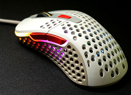 เมาส์ Xtrfy M4 RGB Gaming Mouse การออกแบบ