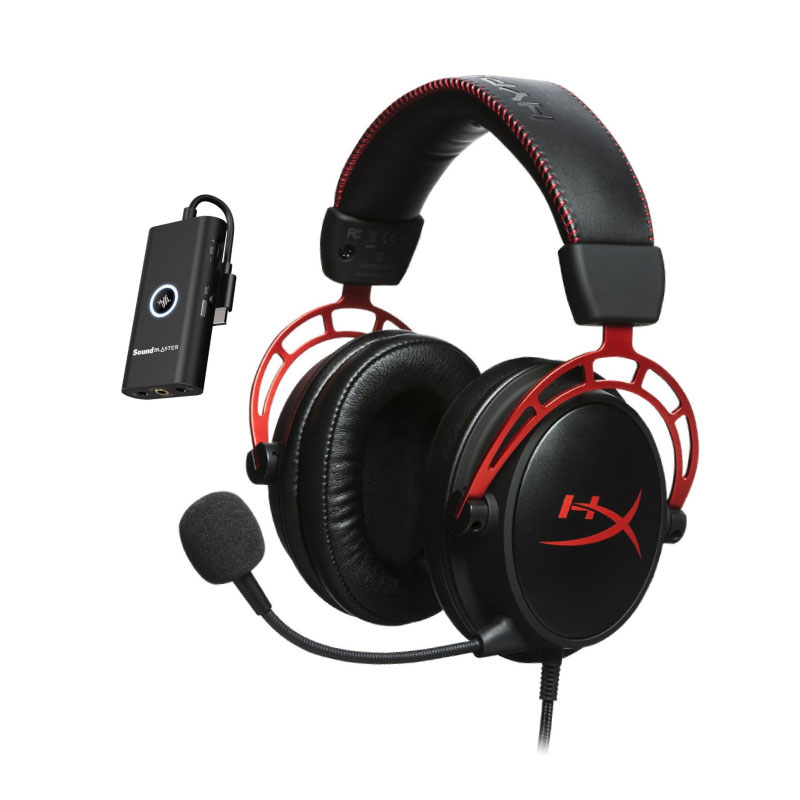 ชุดหูฟังเล่นเกม HyperX Cloud Alpha + Creative G3 ชุดหูฟังเล่นเกม HyperX Cloud Alpha + Creative G3