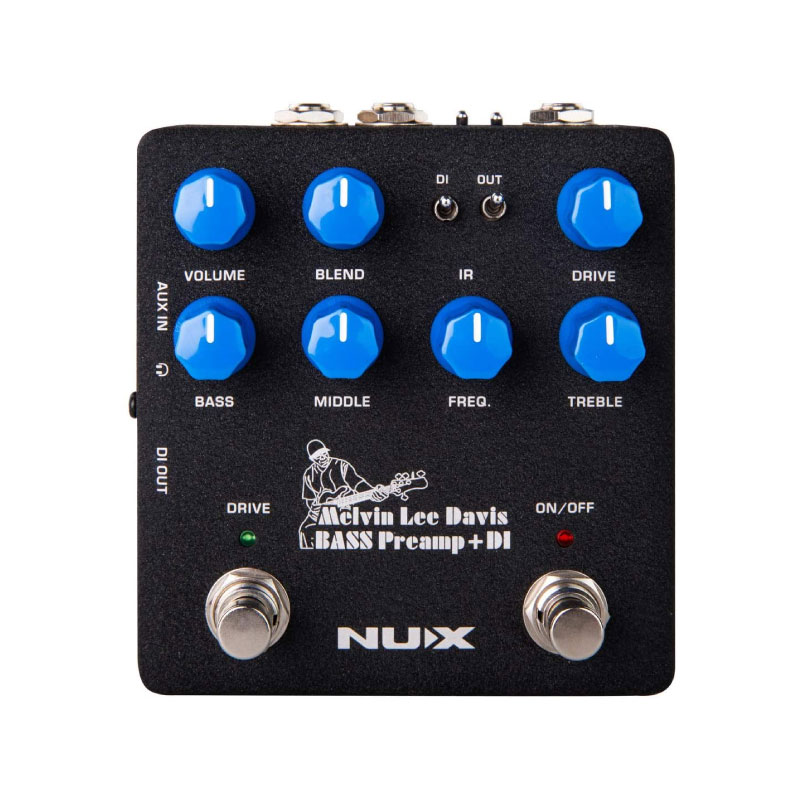 Nux NBP-5 Melvin Lee Davis Dual Switch Bass Pedal Nux NBP-5 Melvin Lee Davis Dual Switch Bass Pedal