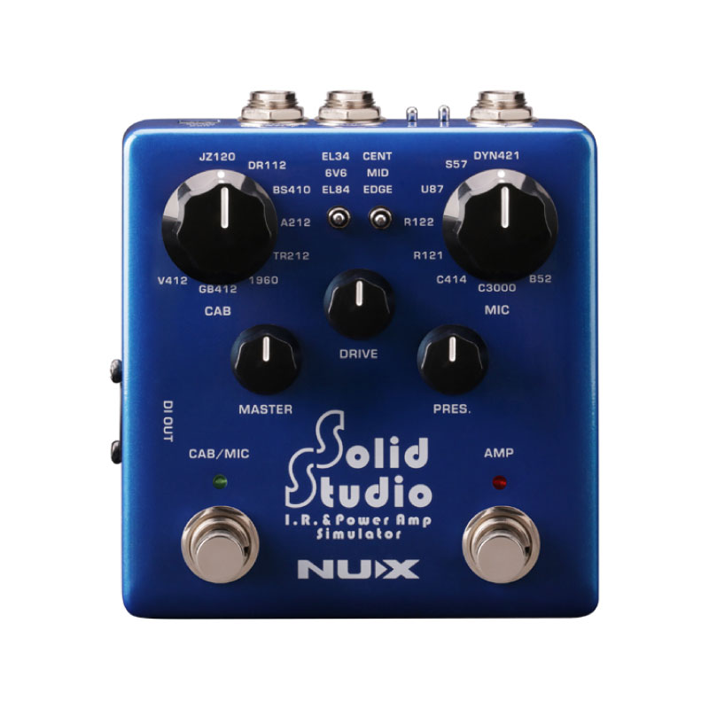 Nux NSS-5 Solid Studio IR & Power Amp Simulator Nux NSS-5 Solid Studio IR & Power Amp Simulator