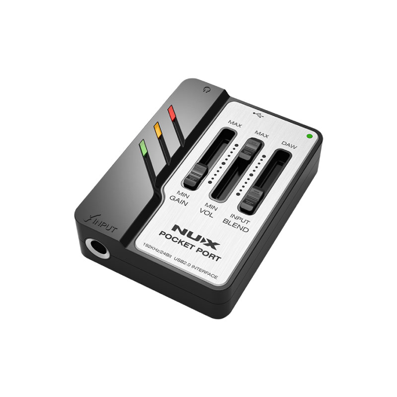Nux Pocket Port Portable Guitar USB Audio Interface Nux Pocket Port Portable Guitar USB Audio Interface