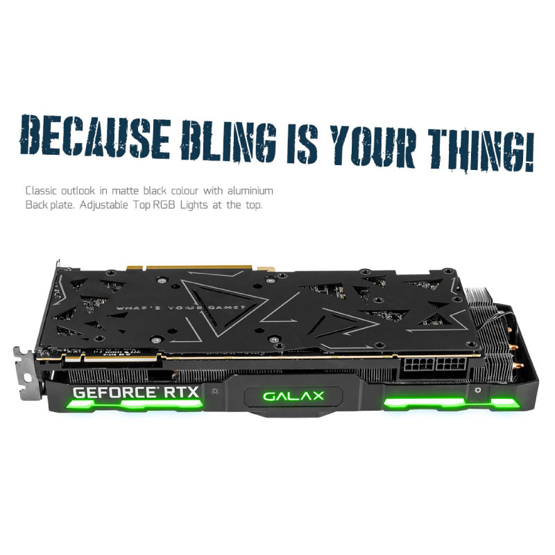 การ์ดจอ Galax Geforce RTX 2080 Ti SG 1-Click OC 11GB GDDR6 352 Bit VGA