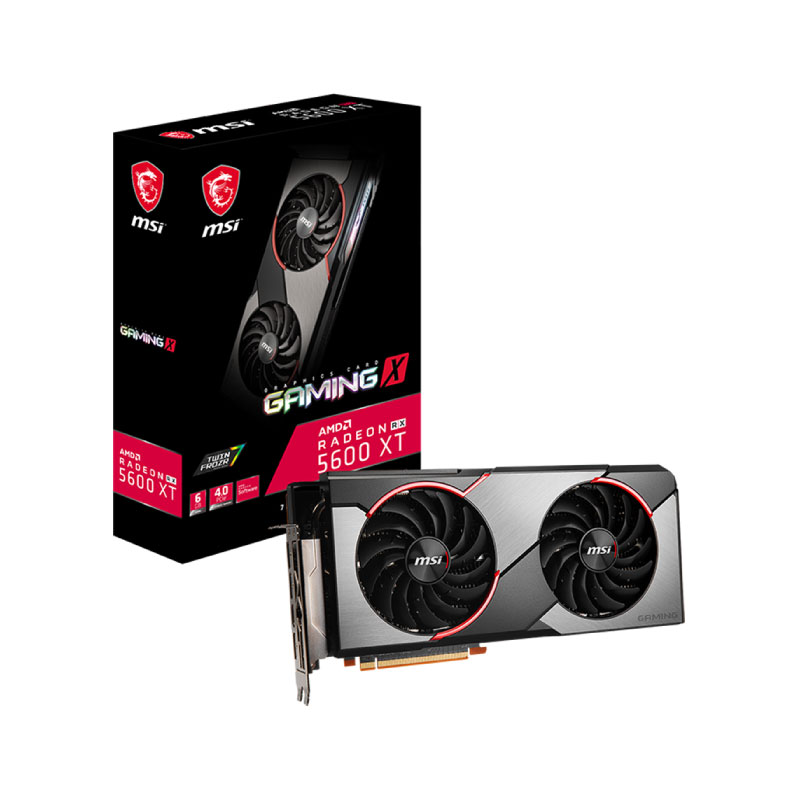 การ์ดจอ MSI Radeon RX 5600 XT Gaming X 6GB GDDR6 192 Bit VGA 1