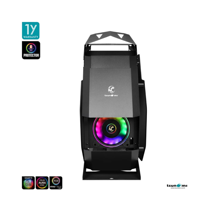 เคส Tsunami Protector Beast Computer Case Black