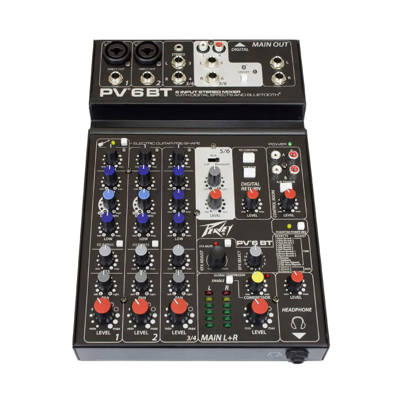 Peavey PV6BT Mixer Peavey PV6BT Mixer