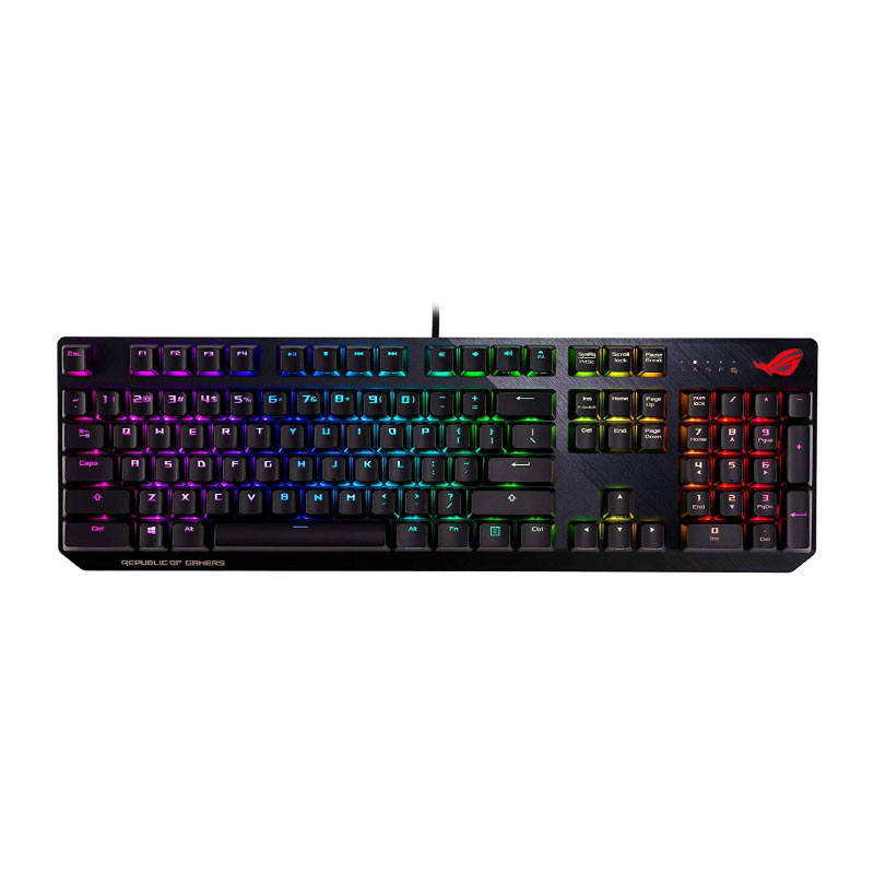 คีย์บอร์ด Asus ROG Strix Scope Deluxe Gaming Keyboard คีย์บอร์ด Asus ROG Strix Scope Deluxe Gaming Keyboard