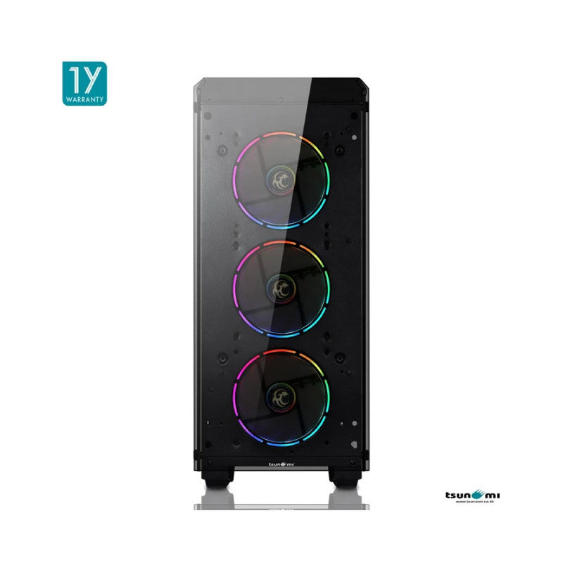 เคส Tsunami Unlimited SKY Plus Tron Computer Case
