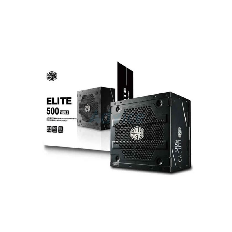 Power Supply Cooler Master 500W Elite V3 Full Range Power Supply Cooler Master 500W Elite V3 Full Range