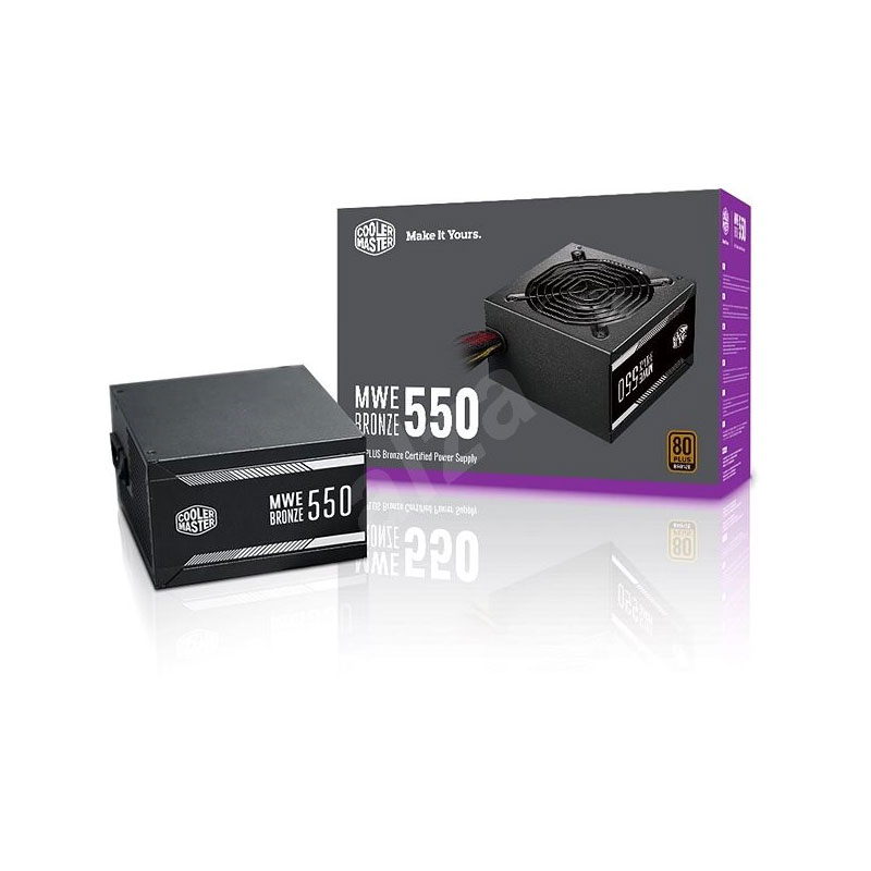 Power Supply Cooler Master 550W MWE 550 BRONZE - V2 Power Supply Cooler Master 550W MWE 550 BRONZE - V2