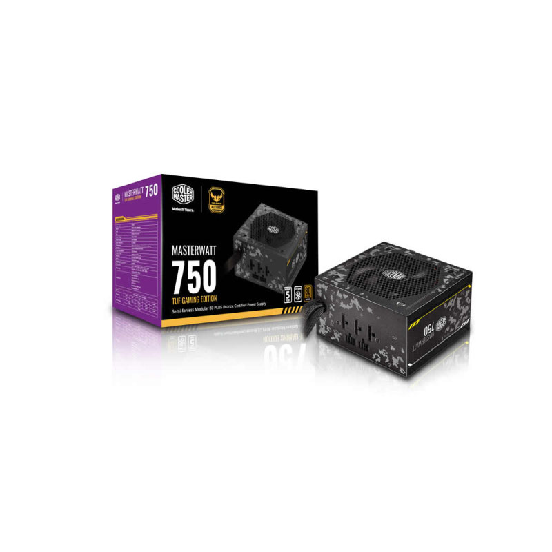 Power Supply Cooler Master 750W MasterWatt 750 TUF Power Supply Cooler Master 750W MasterWatt 750 TUF