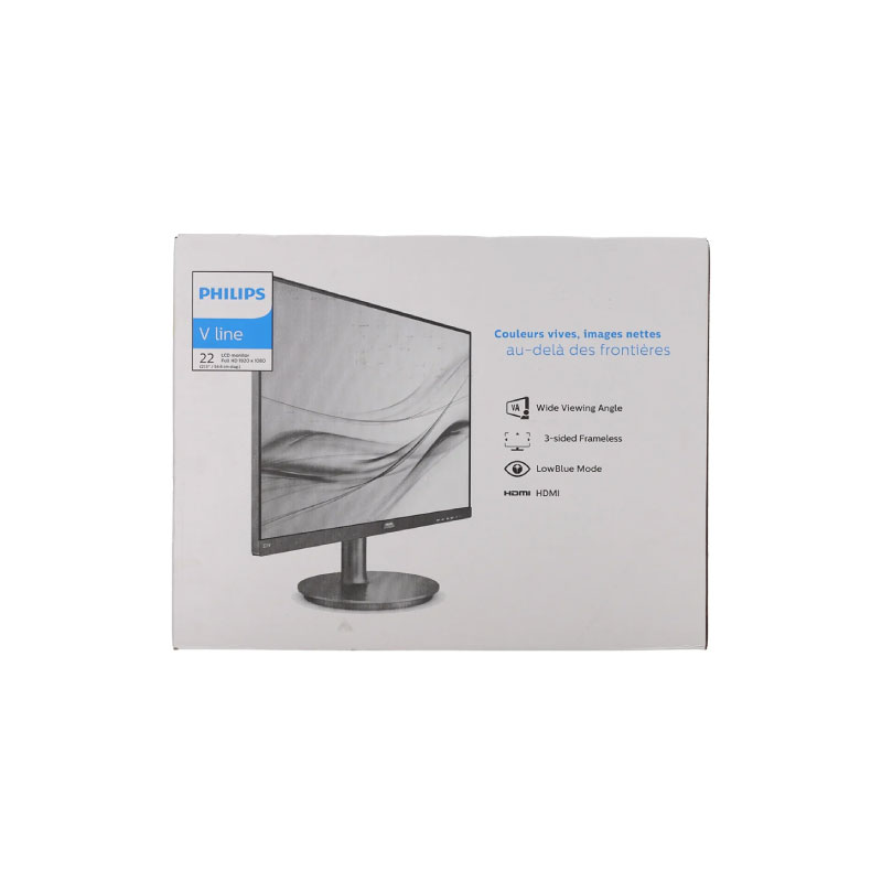 จอคอม Philips 221V8 21.5" VA Monitor 75Hz