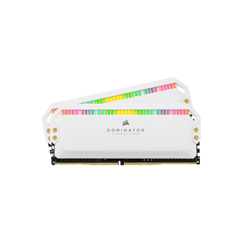 แรม Corsair 16GB (8GBx2) DDR43600 DOMINATOR PLATINUM RGB CMT16GX4M2C3600C18W Ram