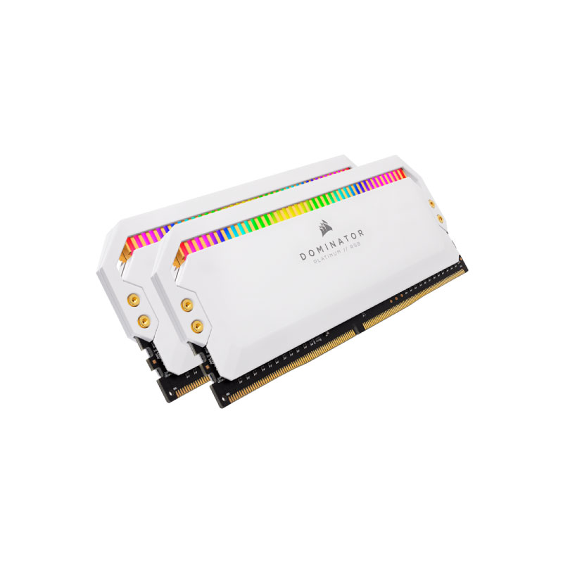 แรม Corsair 16GB (8GBx2) DDR43600 DOMINATOR PLATINUM RGB CMT16GX4M2C3600C18W Ram