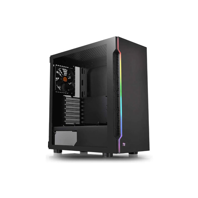 เคส Thermaltake H200 TG RGB Black Computer Case เคส Thermaltake H200 TG RGB Black Computer Case