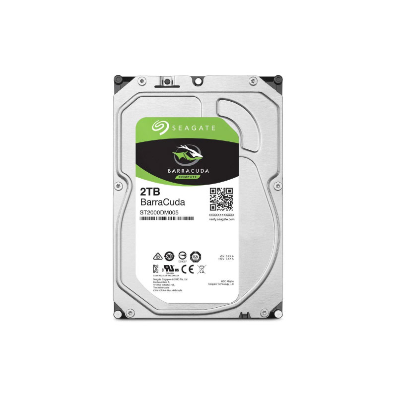 Seagate BarraCuda HDD 2TB 5400 RPM Harddisk Seagate BarraCuda HDD 2TB 5400 RPM Harddisk