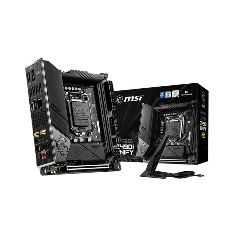 เมนบอร์ด MSI MAG Z490I UNIFY Mainboard 1