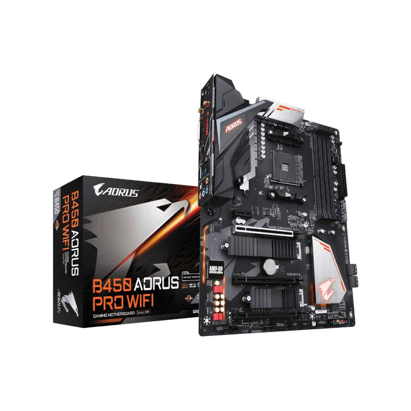 Gigabyte B450 AORUS PRO WIFI Mainboard 1