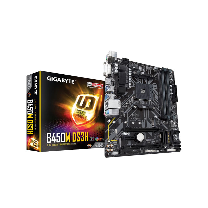 Gigabyte B450M DS3H Mainboard 1