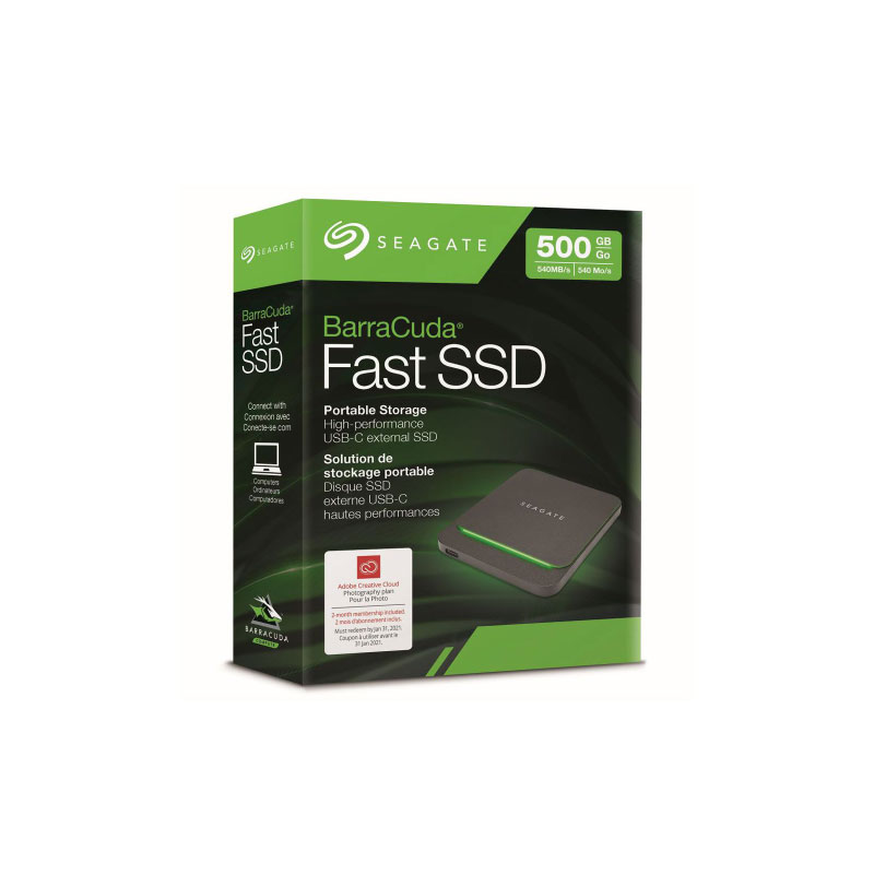 Seagate Barracuda FAST SSD 500GB Solid State Drives 4