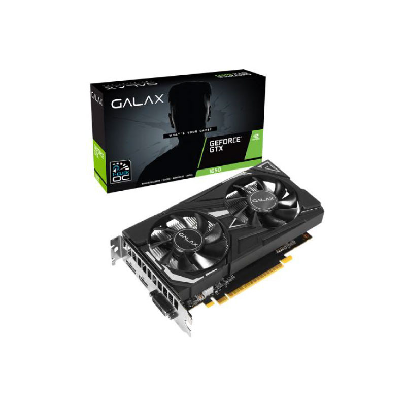 การ์ดจอ Galax Geforce GTX 1650 AMP 4GB GDDR6 128 Bit VGA การ์ดจอ Galax Geforce GTX 1650 AMP 4GB GDDR6 128 Bit VGA