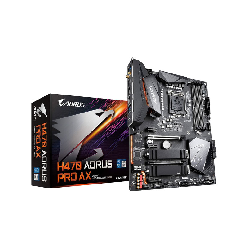 Gigabyte H470 AORUS PRO AX Mainboard 1