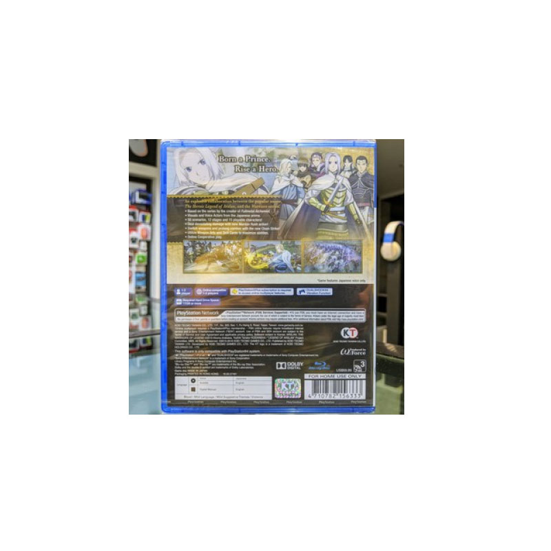 PS4 ARSLAN THE WARRIORS OF LEGEND (ASIA) Game Console