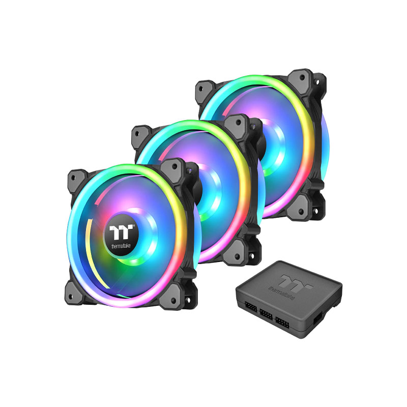 พัดลมระบายความร้อน Thermaltake Riing 14 RGB x3 พัดลมระบายความร้อน Thermaltake Riing 14 RGB x3