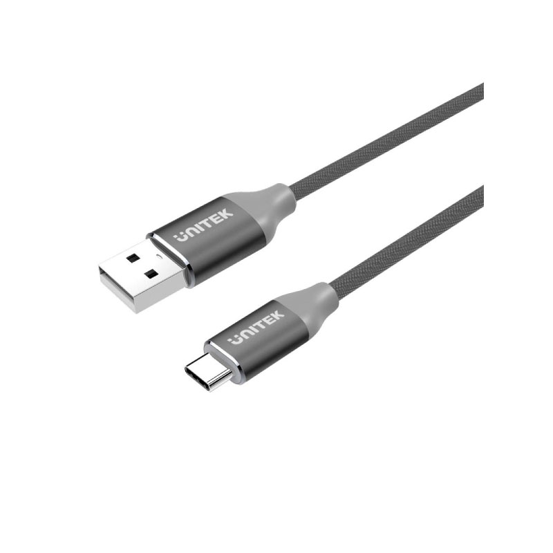 Unitek-Cable-USB-A-to-USB-C-1M-Gray