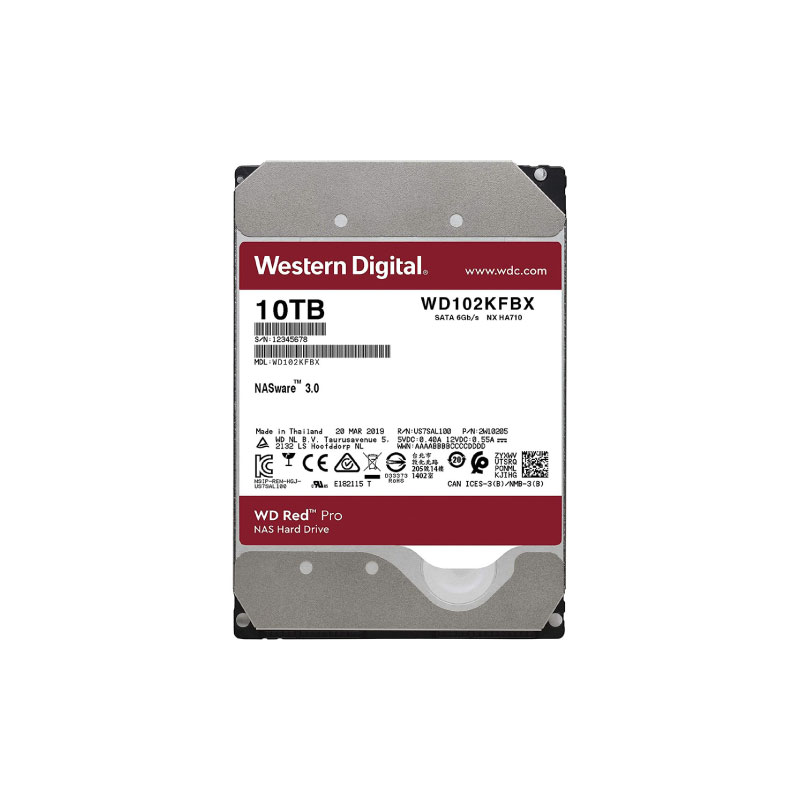ฮาร์ดดิสก์ WD 10 TB NAS WD102KFBX Red Harddisk ฮาร์ดดิสก์ WD 10 TB NAS WD102KFBX Red Harddisk