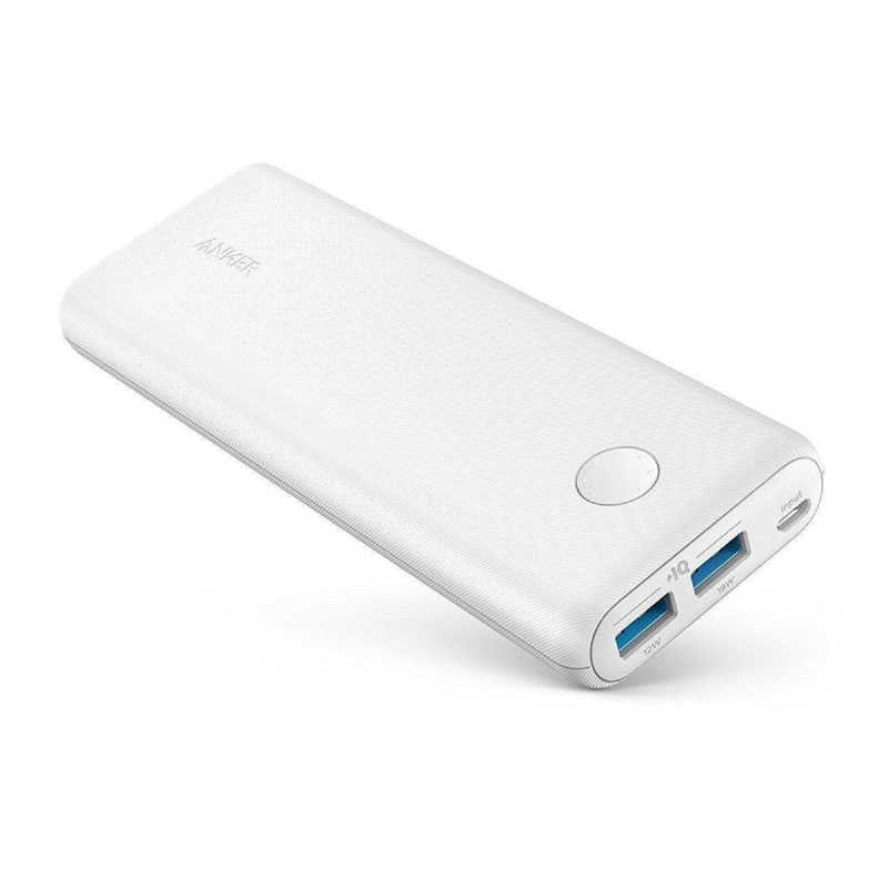 แบตสำรอง Anker PowerCore II 20000 White Quick Charge Power Bank แบตสำรอง Anker PowerCore II 20000 White Quick Charge Power Bank