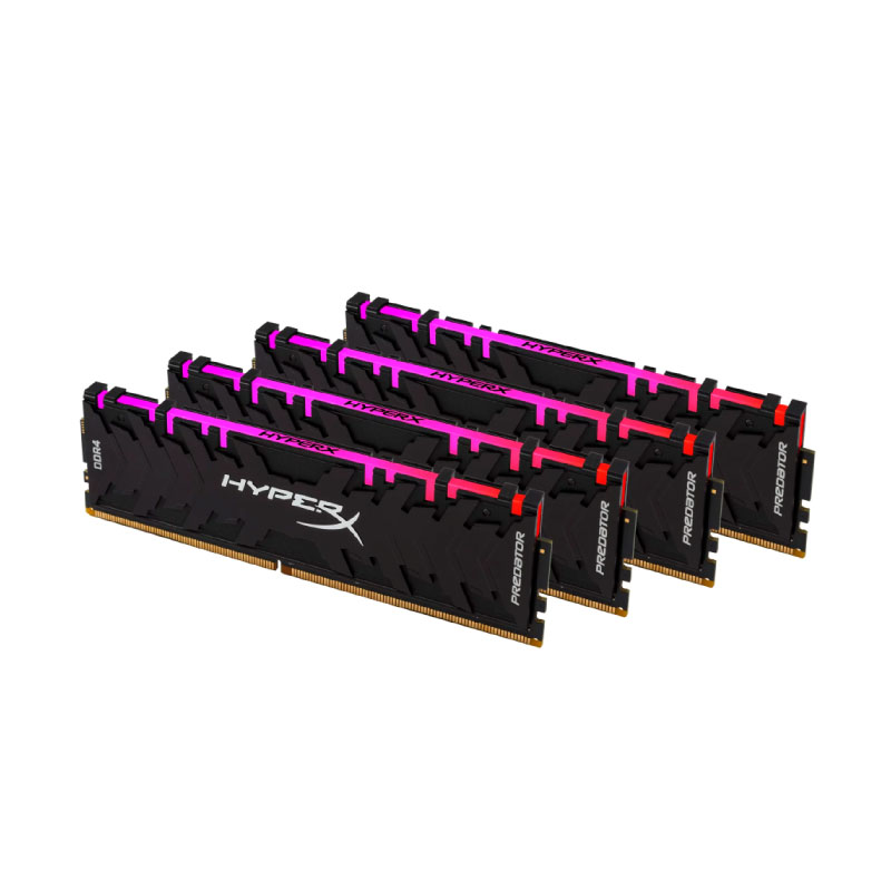 メモリー HyperX Predator RGB DDR4 32GB 4x8GB Ddr4 Rgb Mercular Hyperx Predator Rgb 32gb 3200mhz KINGSTON Hyperx