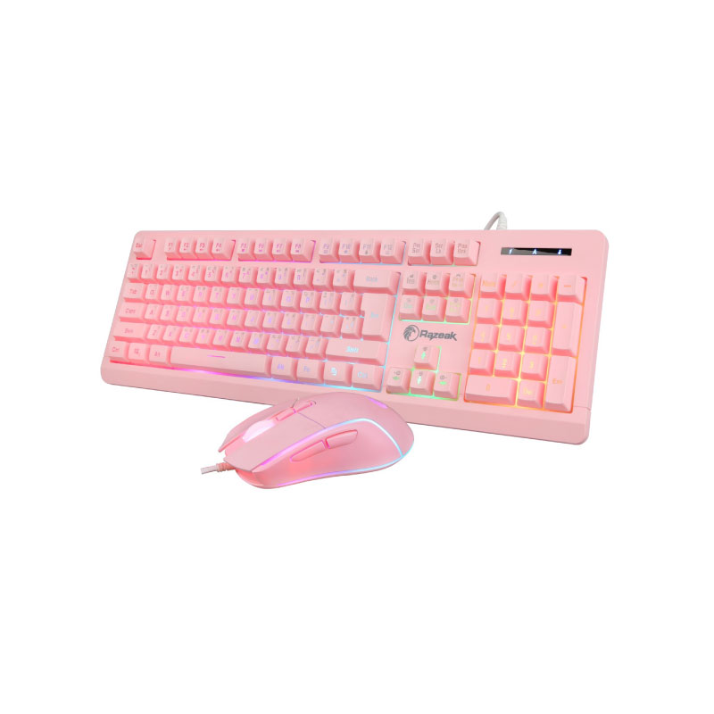 ชุดเล่นเกม Razeak RKM-705 Gaming Keyboard and Mouse Combo ชุดเล่นเกม Razeak RKM-705 Gaming Keyboard and Mouse Combo
