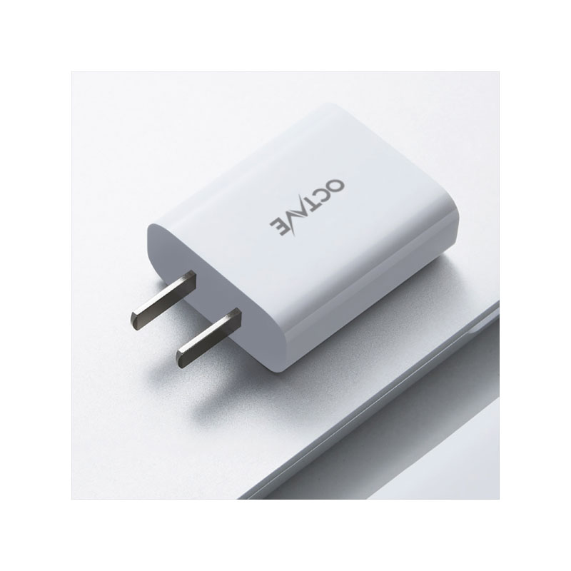 หัวชาร์จ OCTAVE PD18W USB-C 1 Port Adapter หัวชาร์จ OCTAVE PD18W USB-C 1 Port Adapter