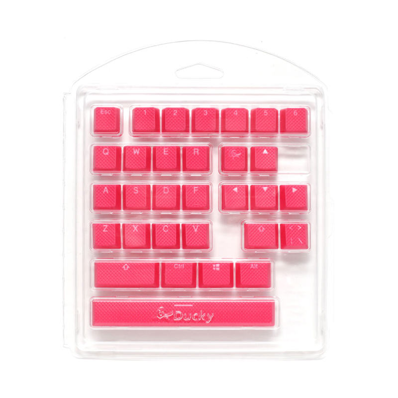 คีย์แคป Ducky Rubber Keycap 31 Key Red Color Keycap คีย์แคป Ducky Rubber Keycap 31 Key Red Color Keycap