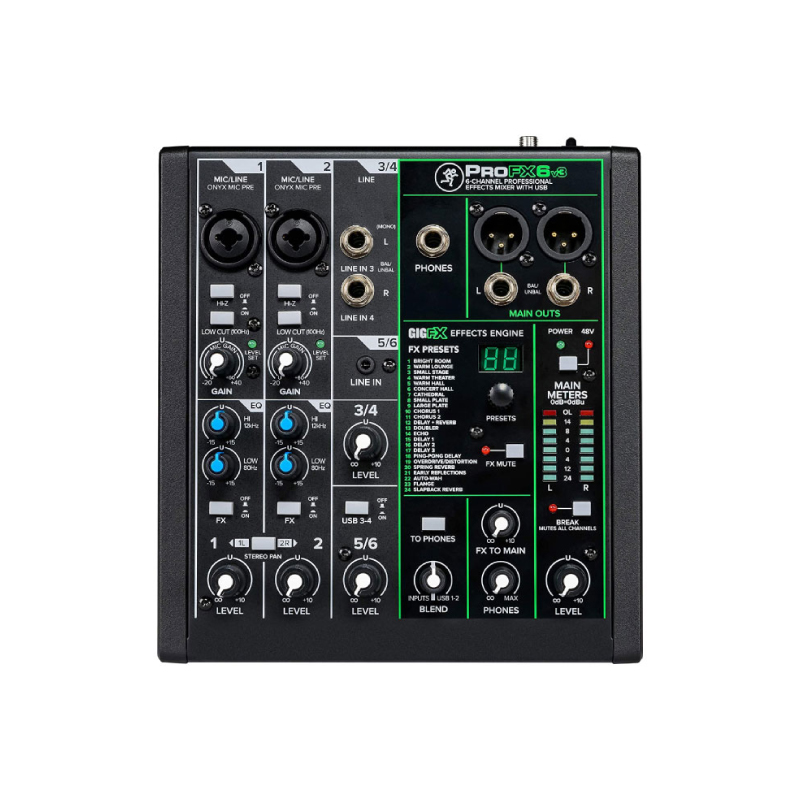 Mackie ProFX6v3 Mixer Mackie ProFX6v3 Mixer