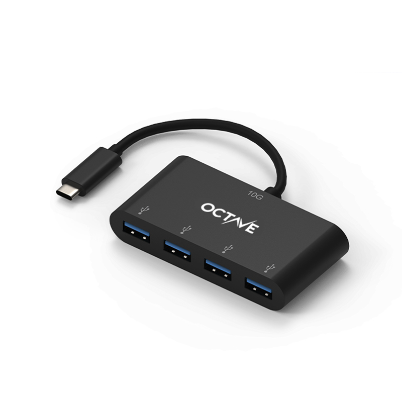 หัวแปลง Octave 4 USB-C Port HUB หัวแปลง Octave 4 USB-C Port HUB