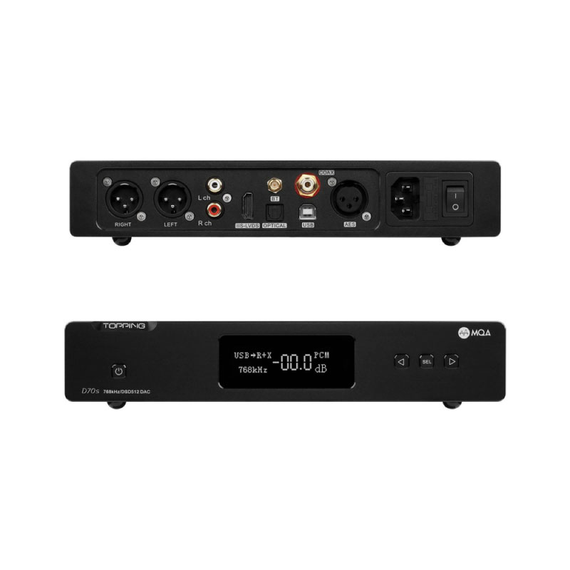 Topping D70S MQA DAC Black