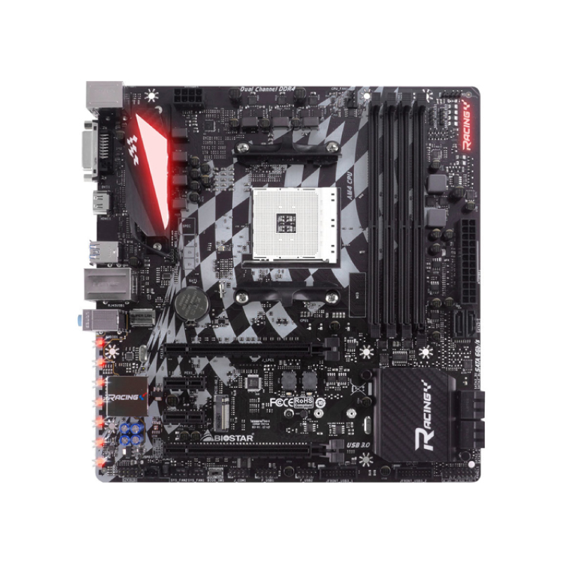 Biostar Racing X370 GT3 Mainboard 1