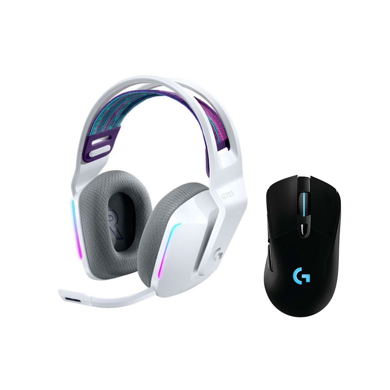 ชุดเล่นเกม Logitech G703 + G733 LIGHTSPEED Bundle Set ชุดเล่นเกม Logitech G703 + G733 LIGHTSPEED Bundle Set