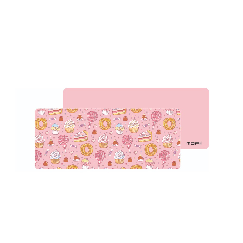 แผ่นรองเมาส์ MOFii TORTILLA 2-SIDED Mousepad Large Pink