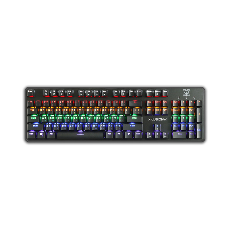คีย์บอร์ด Nubwo X21 X-Lusion M+ Mechanical Keyboard คีย์บอร์ด Nubwo X21 X-Lusion M+ Mechanical Keyboard