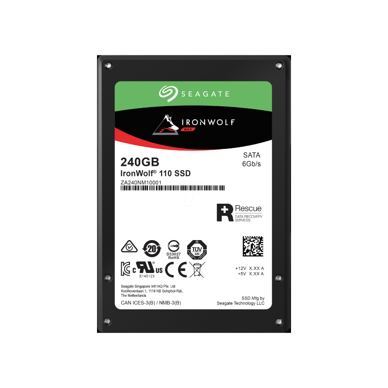 SSD Seagate Ironwolf 110 240GB SATA SSD Seagate Ironwolf 110 240GB SATA