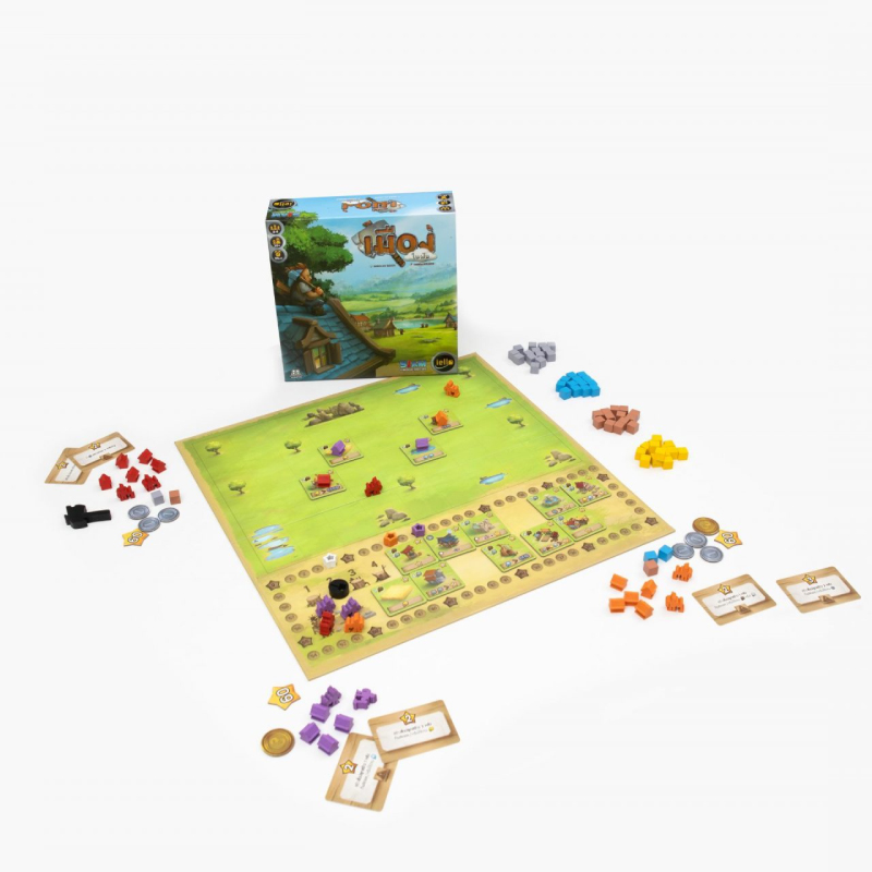 บอร์ดเกม เมืองในฝัน Little Town Board Game 1