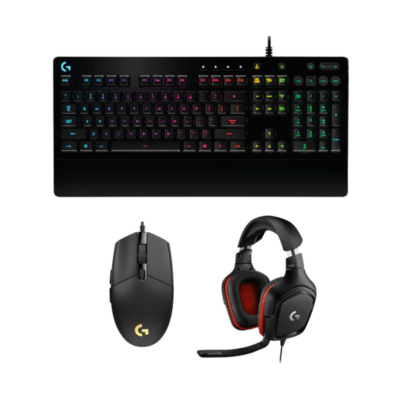 ชุดเล่นเกม Logitech G102 + G213 + G331 Bundle ชุดเล่นเกม Logitech G102 + G213 + G331 Bundle