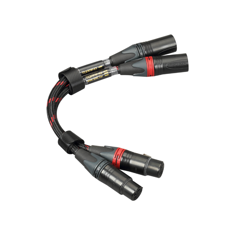 สายสัญญาณ Topping TCX1 XLR to XLR-75cm 1