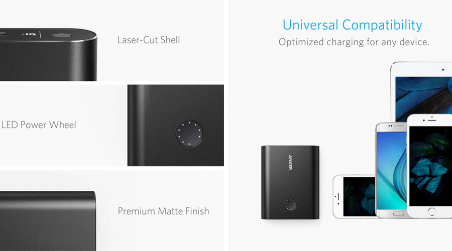 Anker PowerCore+ 13400 with Quick Charge 3.0 Power Bank ซื้อ-ขาย