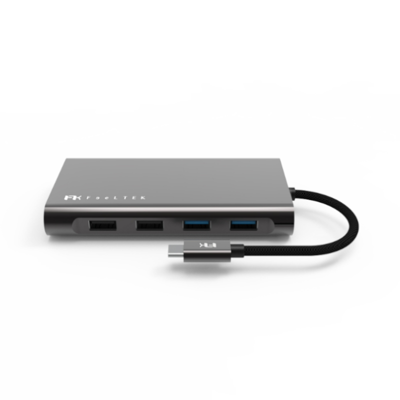 อะแดปเตอร์ Feeltek Mega-Dock 11 in 1 USB-C Hub อะแดปเตอร์ Feeltek Mega-Dock 11 in 1 USB-C Hub